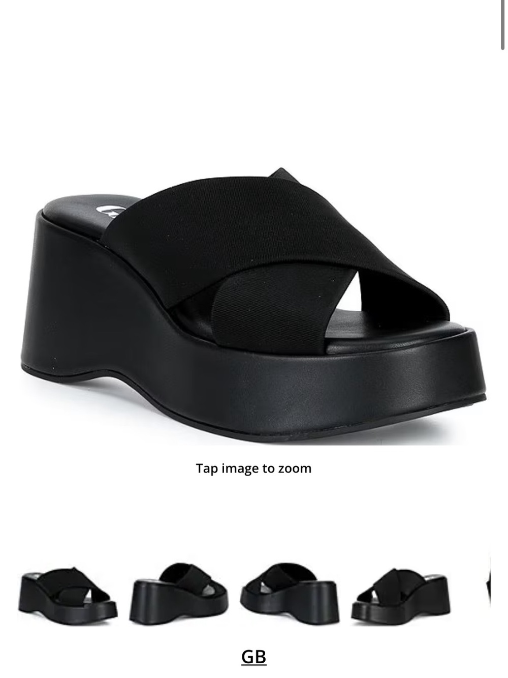GB Day-Off Cross Banded Platform Sandals